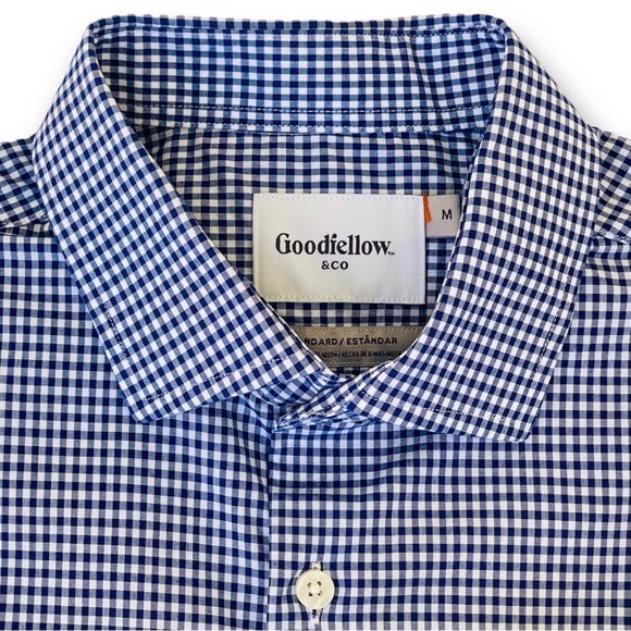 Goodiellow & Co Dress Shirt Checked Standard Fit - Picture 4 of 8